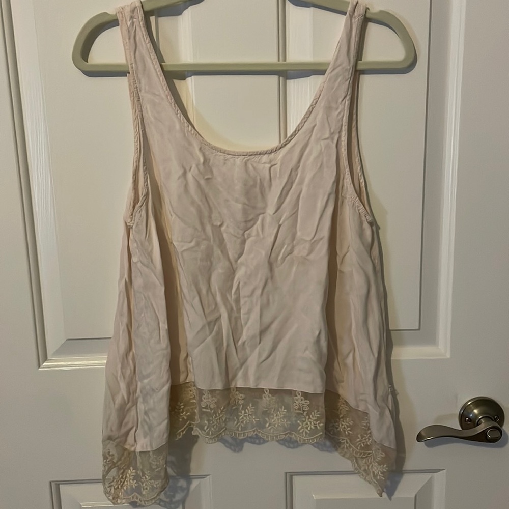 Cream color tank top